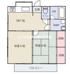 グリーンコーポの物件間取画像